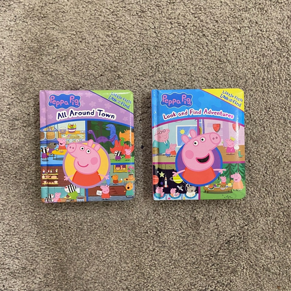 Peppa Pig Look and Find Book Bundle (2)